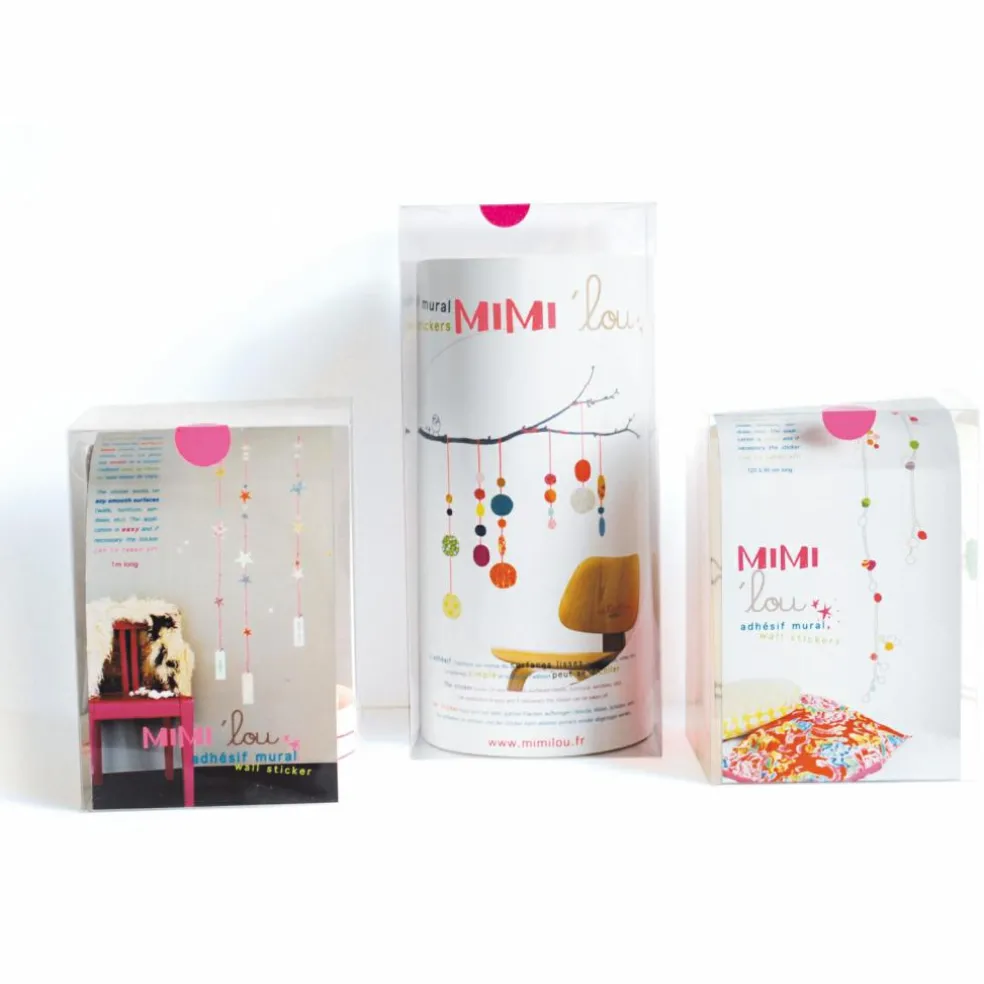 Sticker mural Fils d'étoiles gris