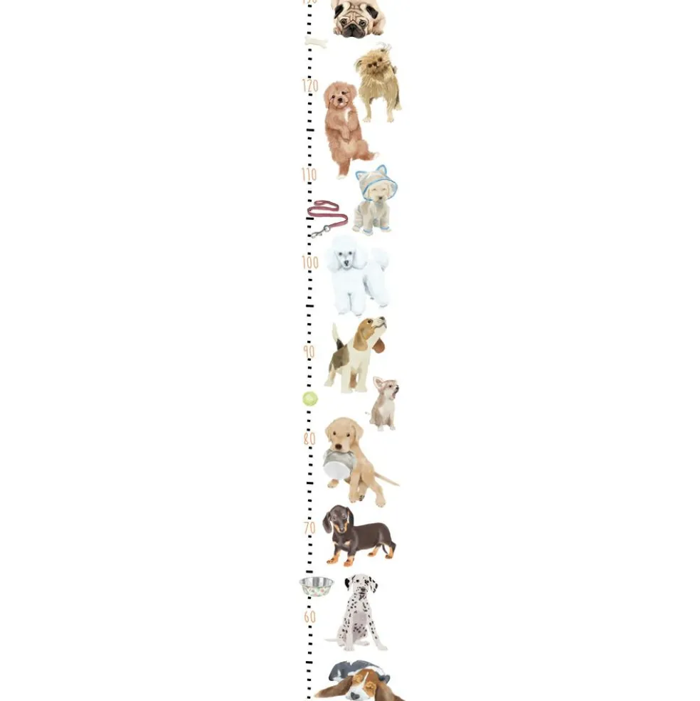 Sticker toise Puppy (120 cm)