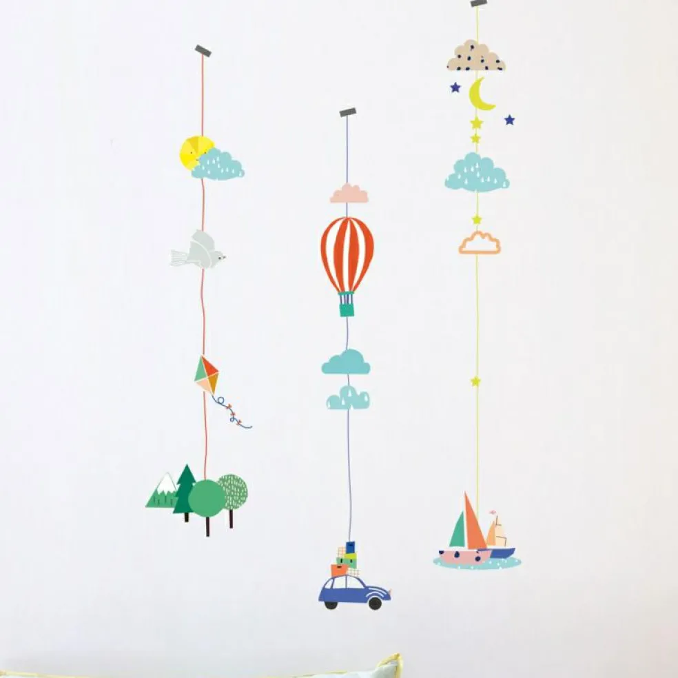 Stickers guirlande balade (3 stickers 50 x 8 cm)