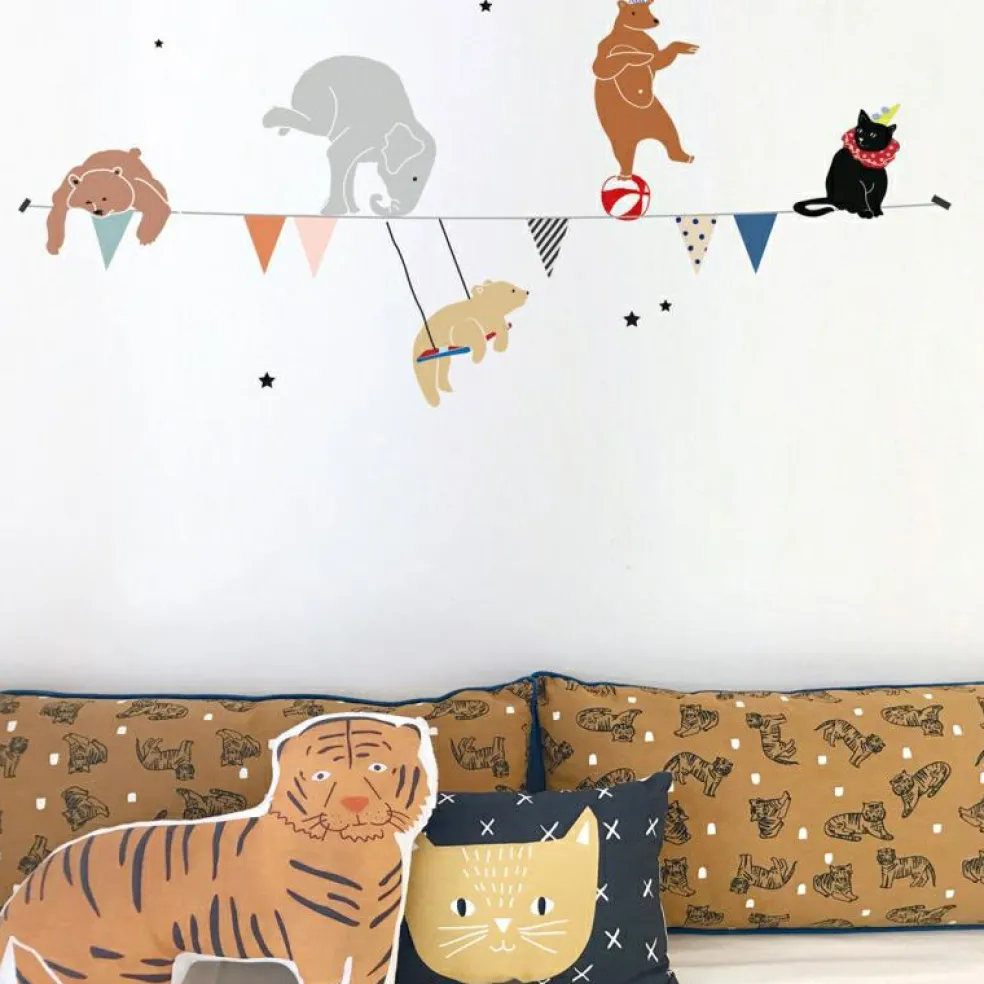 Stickers guirlande cirque (88 x 35 cm)