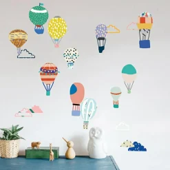 Stickers Just a touch Montgolfières