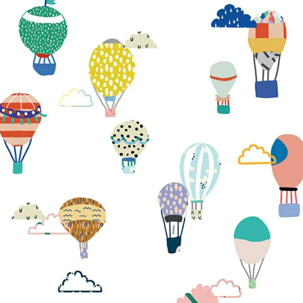 Stickers Just a touch Montgolfières