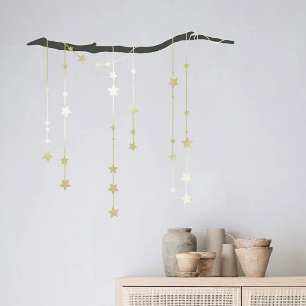 Stickers maison pluie d'étoiles