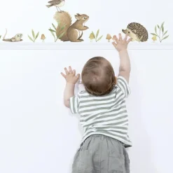 Stickers Oh deer animaux de la forêt (29,7 x 42 cm)