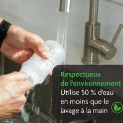 Stérilisateur et sécheur Bottle Washer Pro noir et blanc