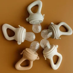 Sucette grignoteuse Caramel avec 4 embouts