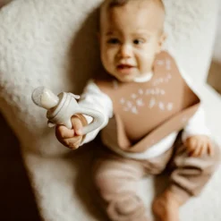 Sucette grignoteuse Sable avec 4 embouts