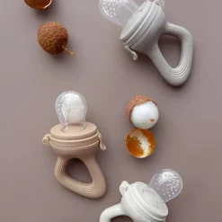 Sucette grignoteuse Sable avec 4 embouts