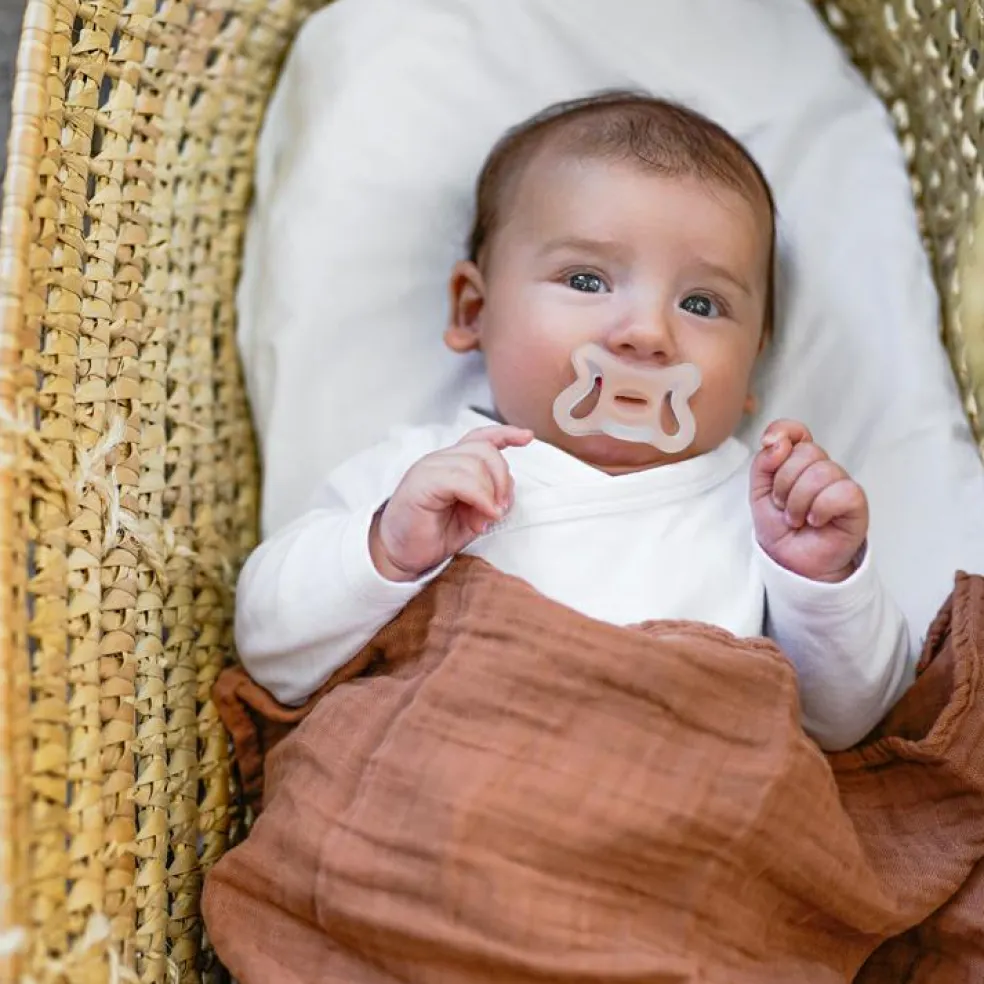 Sucette symétrique mini en silicone Zéro Zéro (0-2 mois)