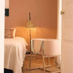 Support à bascule en bois pour couffin Kuko