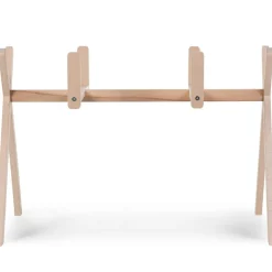 Support de couffin évolutif 2 en 1 en bois naturel