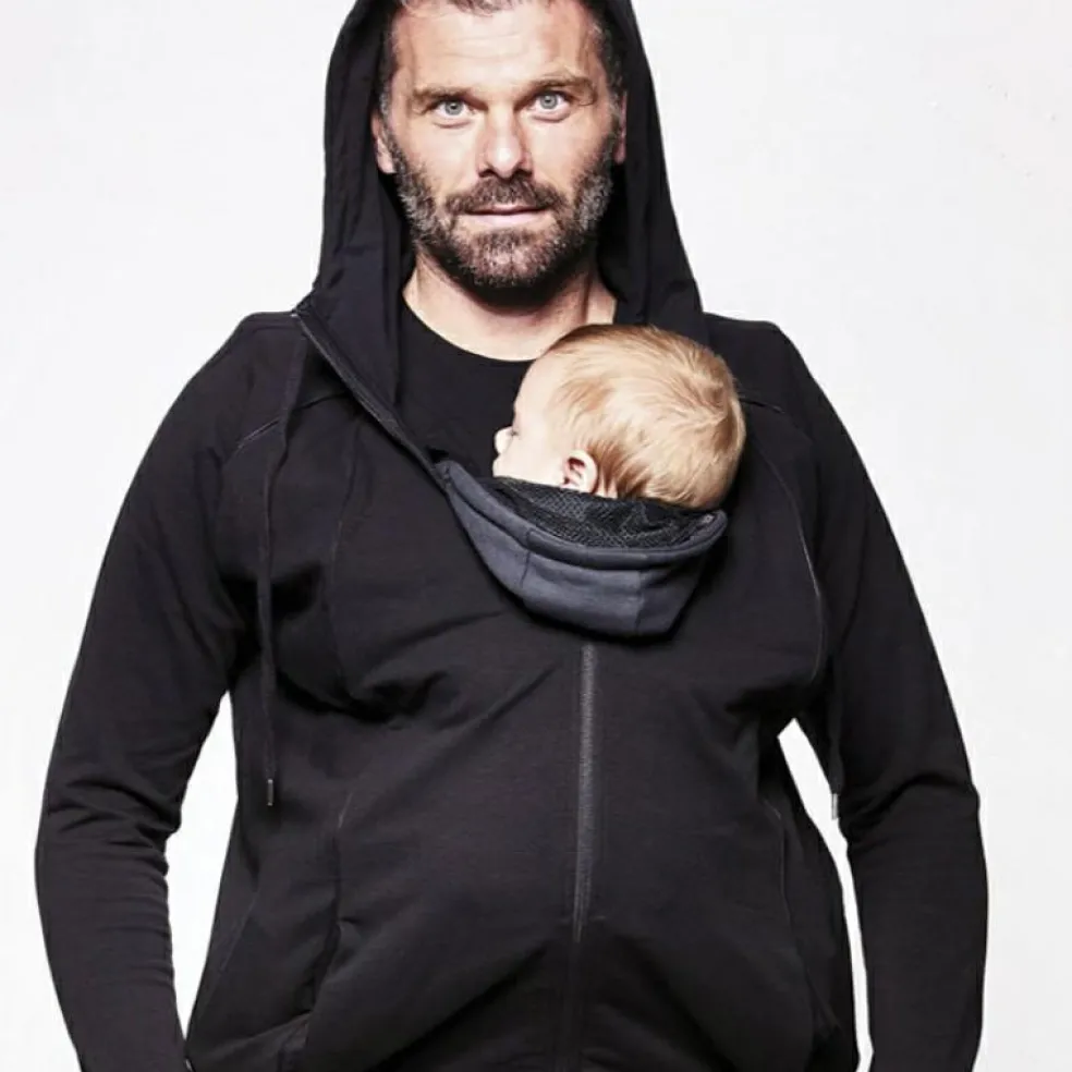 Sweat du parent pour porté bébé noir (taille M)