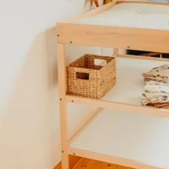 Table à langer Clara XL blanc-naturel