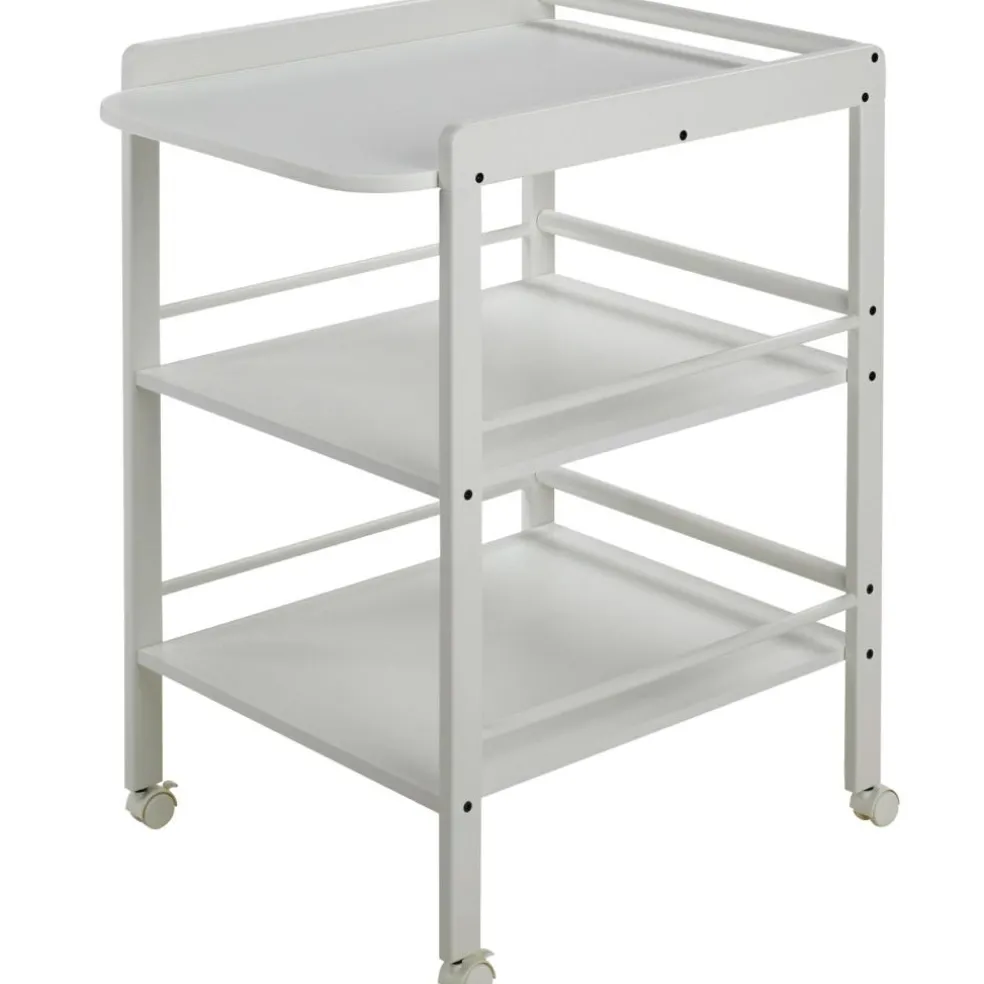 Table à langer Clarissa bois blanc