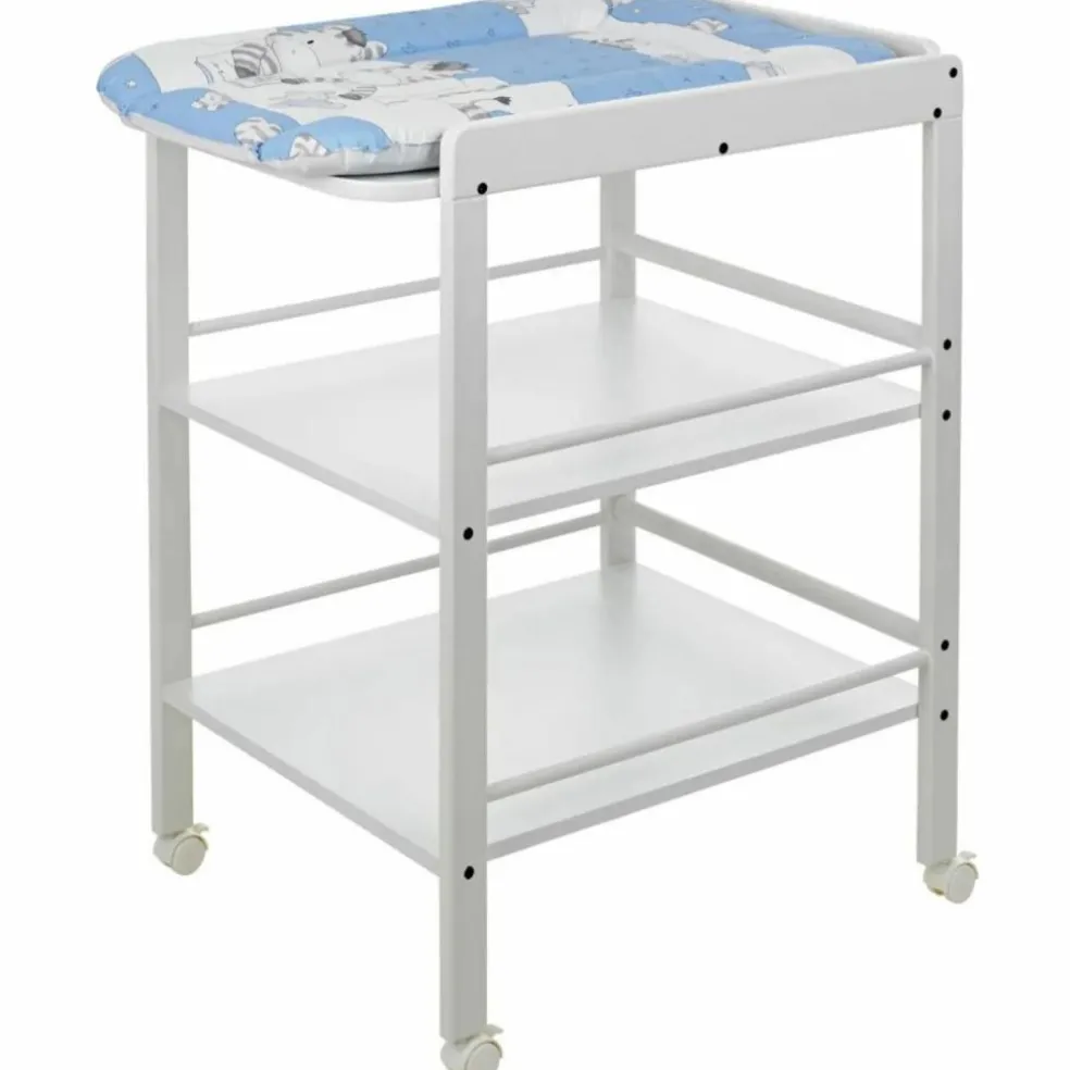 Table à langer Clarissa bois blanc