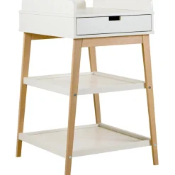 Table à langer Hip avec tiroir Argile-Naturel