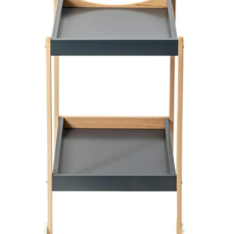 Table à langer Margot en bois hybride anthracite