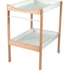 Table à langer Margot en bois hybride blanc