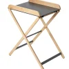 Table à langer pliante Jade bois massif hybride anthracite
