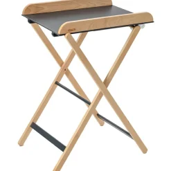 Table à langer pliante Jade bois massif hybride anthracite
