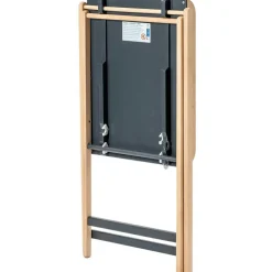 Table à langer pliante Jade bois massif hybride anthracite