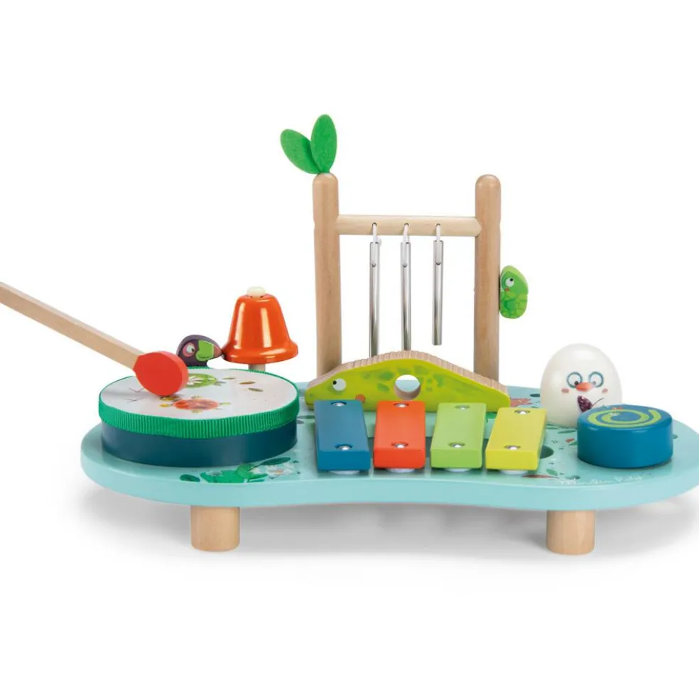 Table multi-activités musicales Dans la jungle