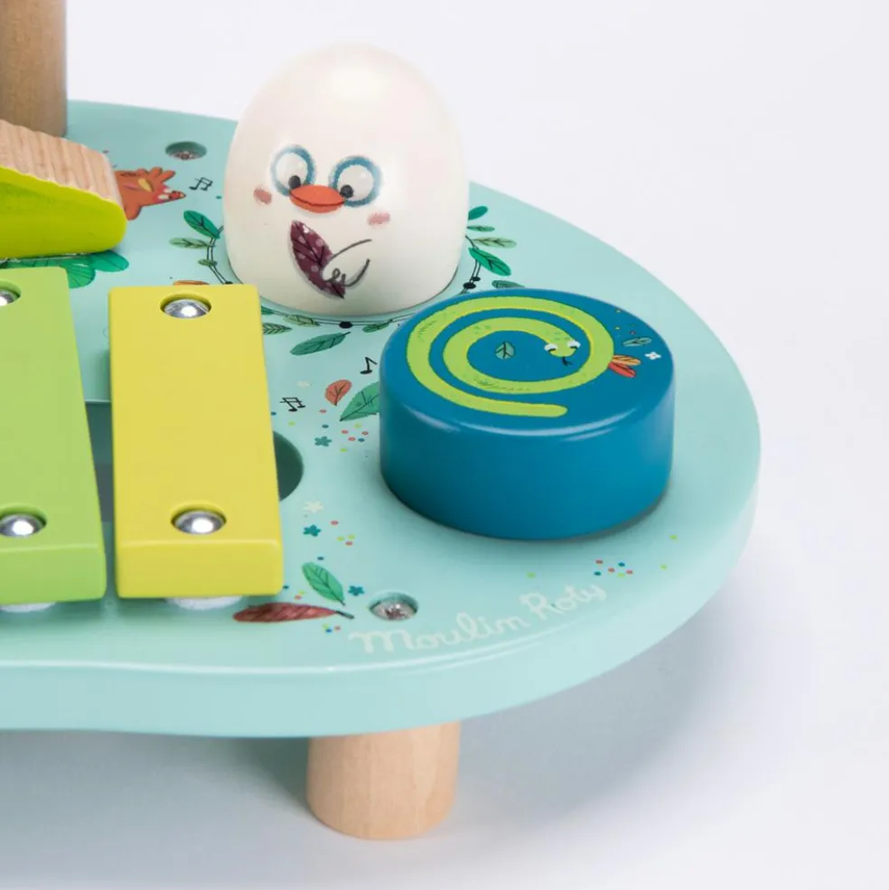 Table multi-activités musicales Dans la jungle