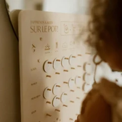 Tableau J'apprends à aller sur le pot (45 x 35 cm)