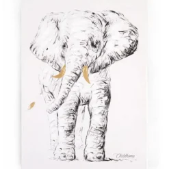 Tableau éléphant (30 x 40 cm)