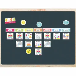 Tableau magnétique J'organise ma semaine