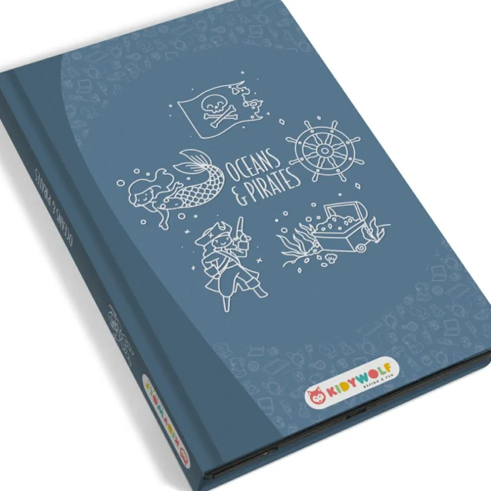 Tablette à dessin KIDYDRAW-MINI Océans et pirates bleu