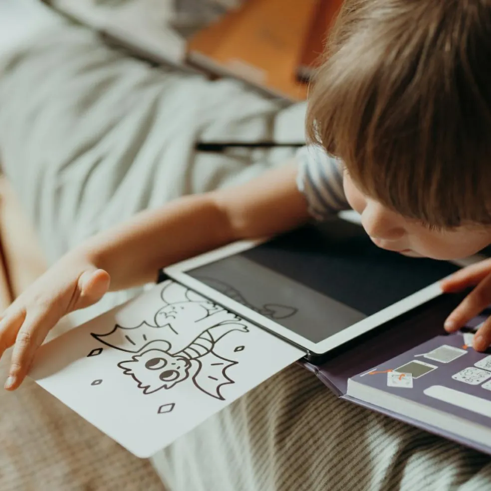 Tablette à dessin KIDYDRAW-MINI Océans et pirates bleu