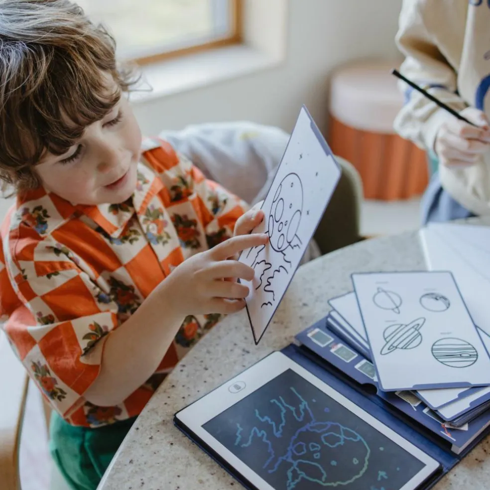 Tablette à dessin KIDYDRAW-MINI Galaxie bleue