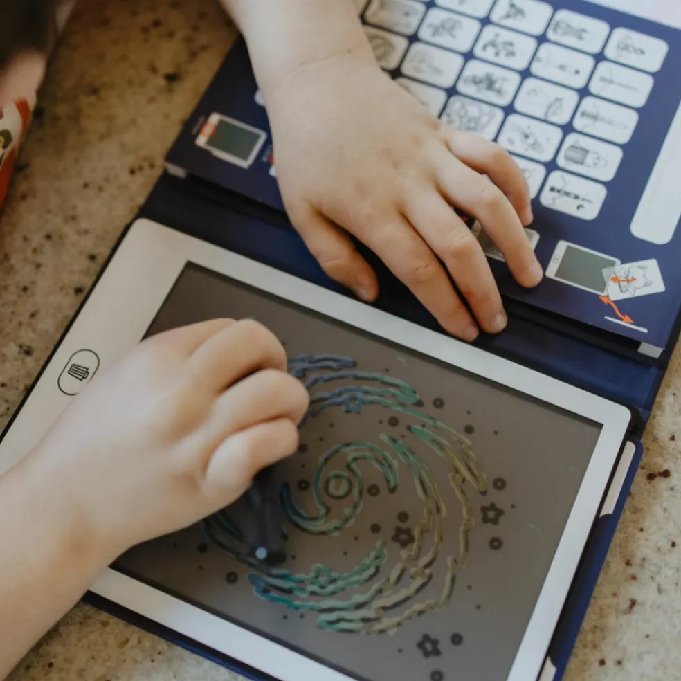 Tablette à dessin KIDYDRAW-MINI Galaxie bleue