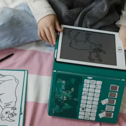 Tablette à dessin KIDYDRAW-MINI Animaux autour du monde vert