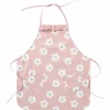 Tablier de cuisine froufrou en tissu imperméable fleurs