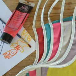 Tablier gris clair (personnalisable)