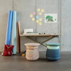 Tabouret enfant modulaire Base super confetti