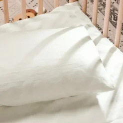 Taie d'oreiller pur coton Ecru (40 x 60 cm)