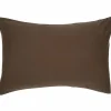 Taie d'oreiller Satin Brun (40 x 60 cm)