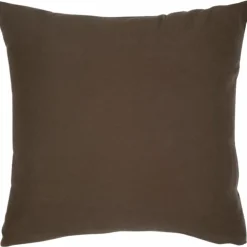 Taie d'oreiller Satin Brun (60 x 60 cm)