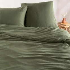 Taie d'oreiller Satin Cyprès (60 x 60 cm)