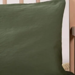 Taie d'oreiller Satin Cyprès (40 x 60 cm)