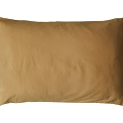 Taie d'oreiller satin de coton bio Ambre (40 x 60 cm)
