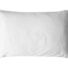 Taie d'oreiller satin de coton bio Blanc craie (40 x 60 cm)