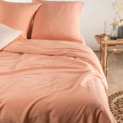 Taie d'oreiller Satin Peach (60 x 60 cm)
