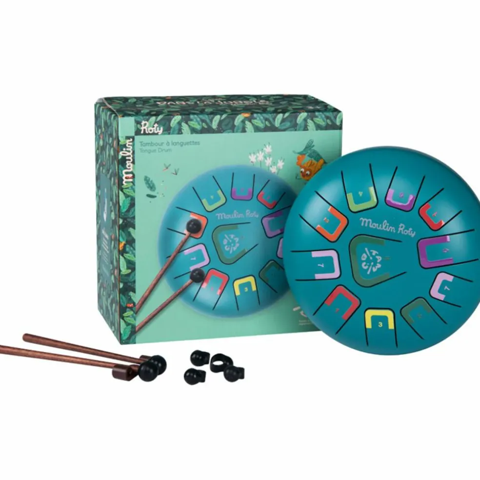 Tambour à languettes Dans la jungle