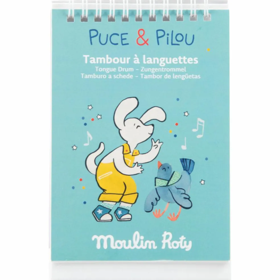 Tambour à languettes Puce & Pilou