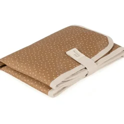 Tapis à langer à pois Poppy Cannelle