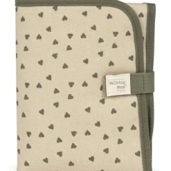 Tapis à langer coeurs Poppy Mousse